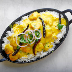 Kadhi Pakoda Rice